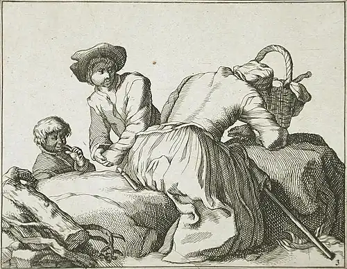 Famille de paysans, n. d. (musée d'art du comté de Los Angeles).