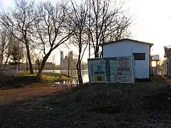 Rivière Sainte-Anne, église paroissiale, pont Jeffrey-Alexandre-Rousseau (Chemin du Roy).