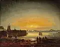 Hammerfest Fra (Vue depuis Hammerfest) (1851)