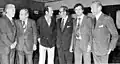 Avec d'autres anciens joueurs, en 1976. Artime est le 2e en partant de la droite.