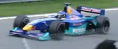 Photo de la Sauber C19 de Pedro Diniz au Grand Prix du Canada où il termine dixième