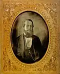 L'empereur Pedro II du Brésil, daguerréotype attribué à Louis Buvelot, 1852.