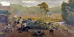 Tempora mutantur et Carreteiros gaúchos chimarreando illustrent ici la propension de Weingärtner à réutiliser des éléments de paysage identiques dans plusieurs œuvres.