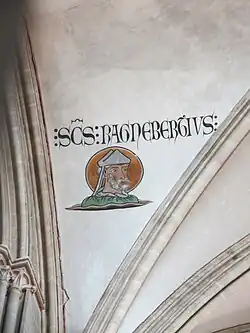 Saint Ragnebert(S(an)c(tu)s Ragnebertius).