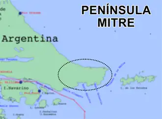 La péninsule Mitre