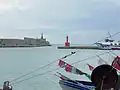 Entrée du port.