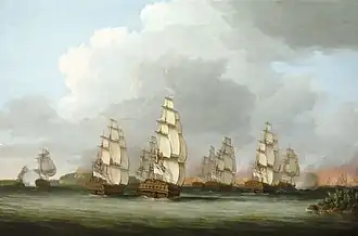 illustration de HMS Raisonnable (1768)