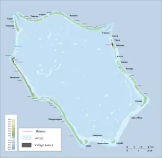 Carte de Penrhyn.