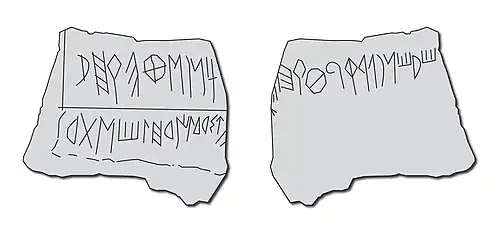 Tablette de plomb de la Penya del Moro (Sant Just Desvern, Barcelone).