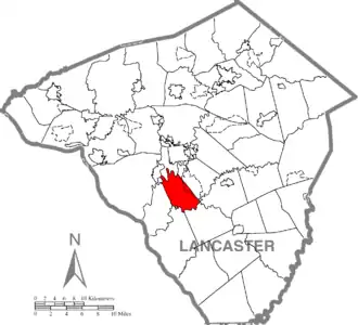 Localisation de Pequea Township