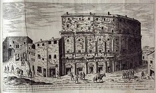 Gravure d'Étienne Dupérac, 1575.
