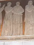 Représentation de Louis-Édouard Cestac dans un bas-relief de l'église Sainte-Eugénie de Biarritz.