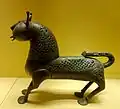 Lion brûle-parfum, XIe - XIIe&nbsp;siècle, Musée du Louvre.