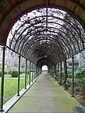 La pergola en hiver.