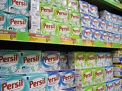 Une innovation cumulative (incrémentale) : un rayon de détergents à lessive.