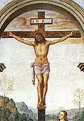 Le Christ en croix.