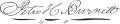 Signature de Peter Burnett