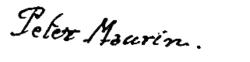 signature d'Aristide Pierre Maurin