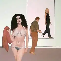 Peter McArdle, Artist and Model.