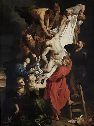 Rubens, Déposition, 1612-1614, cathédrale Notre-Dame d'Anvers