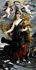 "Marie de Medici en Bellone", Peter Paul Rubens, 1621–25