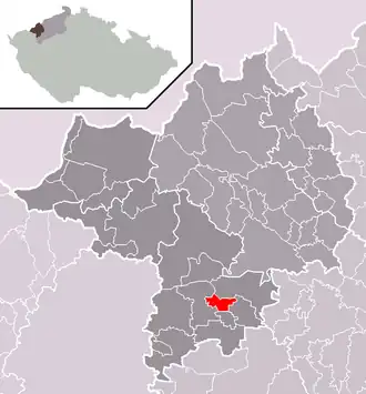 Localisation de Pětipsy