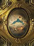 Le plafond de la chapelle.