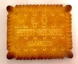 Véritable Petit Beurre de la marque LU.