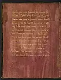 dédicace, folio 1 verso