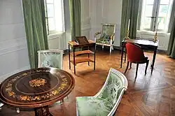 Évocation à l'attique du boudoir de la duchesse d'Orléans