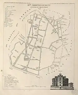 La barrière d'Enfer dans la première moitié du XIXe siècle, Petit atlas pittoresque.