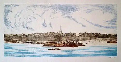 Petit panorama de Saint -Malo (1910).