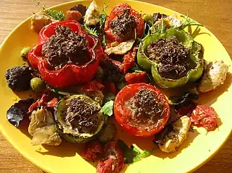 Petits farcis à la provençale.