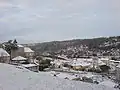Peyrilles sous la neige.