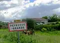 L'entrée du village.