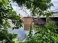 Pile du pont de la Siemensbahn au-dessus de la Spree à la gare de Jungfernheide