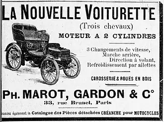 logo de Ph. Marot, Gardon et Cie