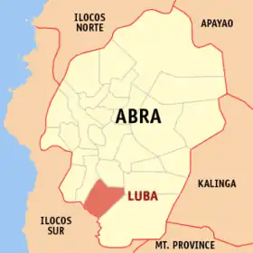 Localisation de Luba