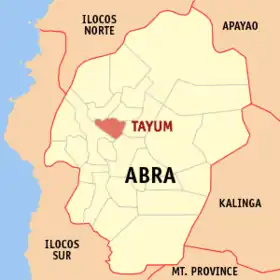 Localisation de Tayum