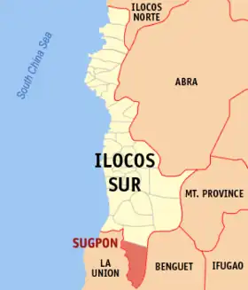 Localisation de Sugpon
