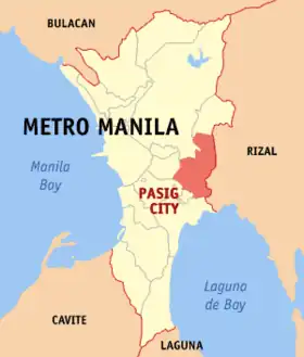 Localisation de Pasig