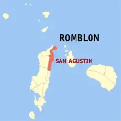 Localisation de San Agustin.