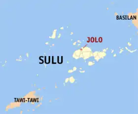 Localisation de Jolo