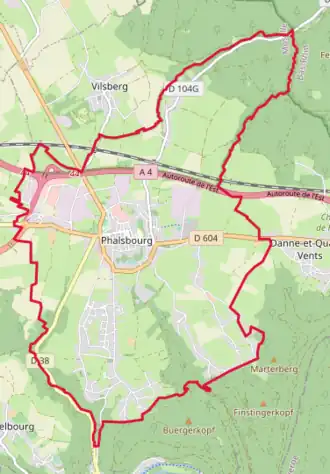 Carte OpenStreetMap.