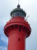 L'abri de la lanterne et son couronnement.