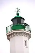 La lanterne du phare du quai Valin.