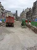 Excavation des voiries.