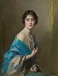 Elizabeth Bowes-Lyon par Philip de László (1925).