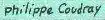 signature de Philippe Coudray