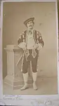 Photographie de Espagnet, dédicacée par Forest, Rouen, 1863
